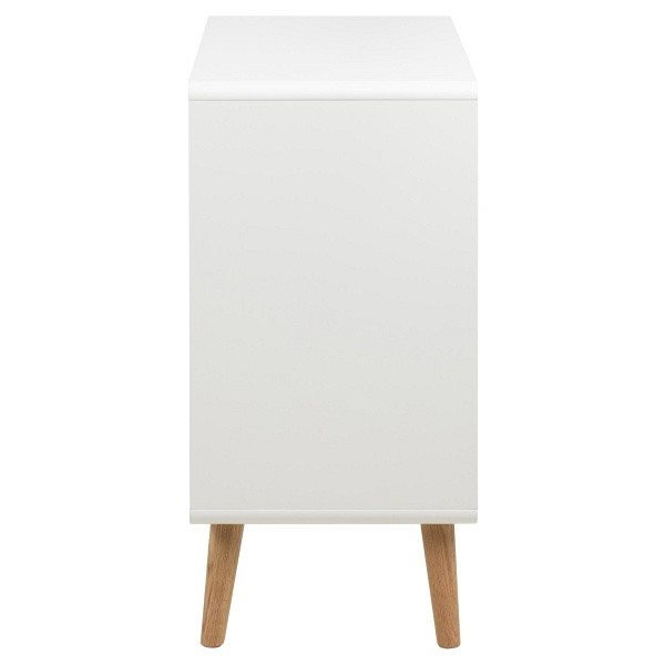 Komoda Lowell z 3 szufladami biała - ACTONA